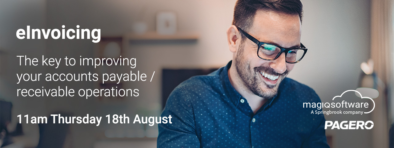 Join Magiq and Pagero for a live webinar about all things eInvoicing. It will be held on 18 August as part of the ATO’s eInvoicing Week and will feature Jarrod Wellings as a guest speaker from the ATO. 